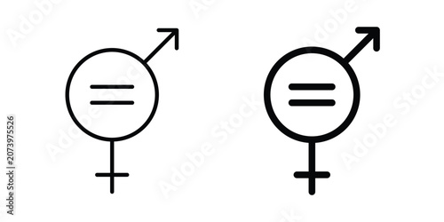 Bild auf Leinwand Equality icon