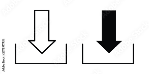 Quadro em tela Download button icon