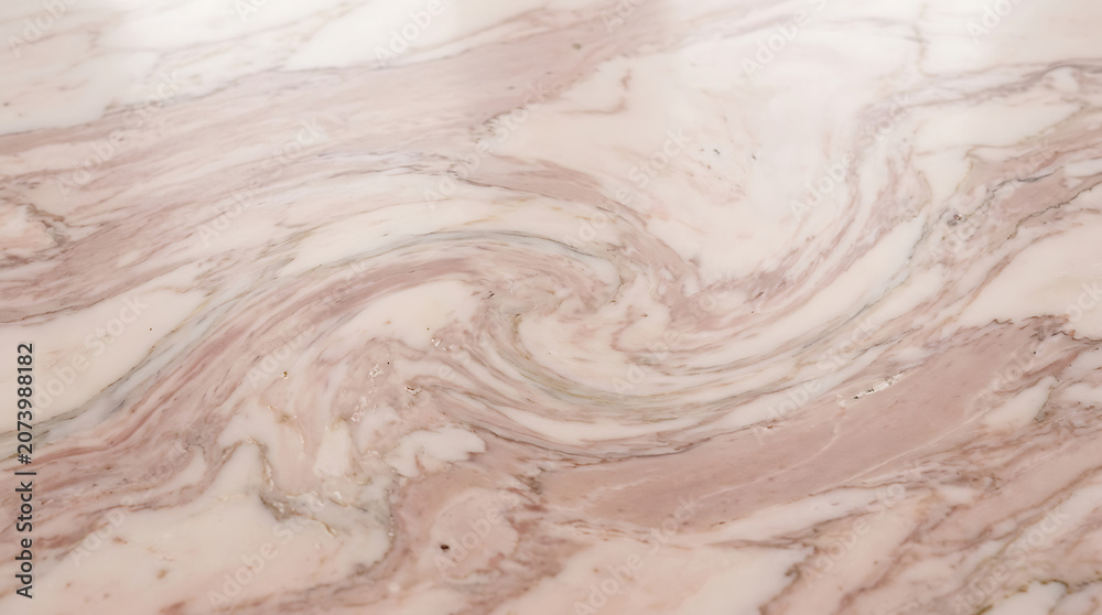 Fototapeta premium Elegant Pink and White Marble Abstract Pattern with Subtle Veining