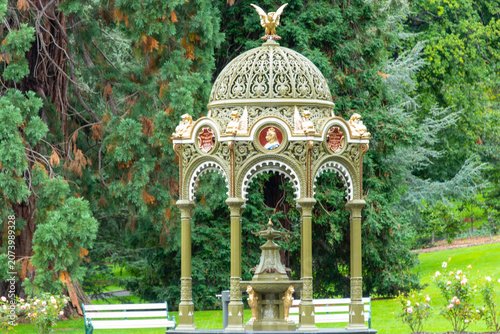 Canvas Print Historic Children’s Jubilee Drinking Fountain in City Park - Launceston - Tasman