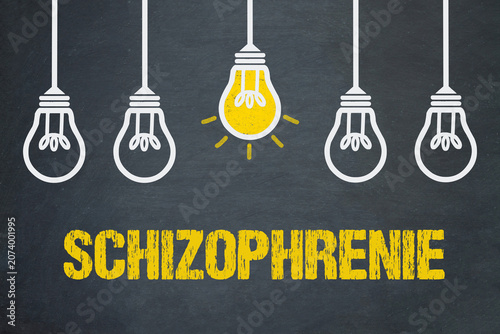 Schilderij op canvas Schizophrenie