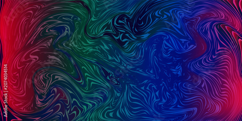 Vibrant Abstract Swirl Background With Marbled Fluid Colors In Red Green And Blue.