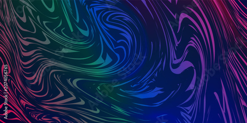 Abstract Colorful Swirling Liquid Background With Neon Waves, Digital Texture And Vibrant Flowing Patterns.