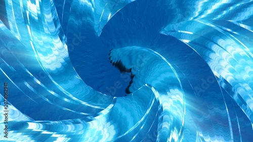 Deep blue drop animation motion graphic	