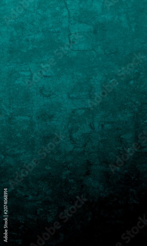 Dark Grunge Plaster Texture Teal Blue Background with Dramatic Aged Surface.Rich dark grunge texture with an aged plaster-like surface,subtle cracks,organic variations,and deep atmospheric shading.