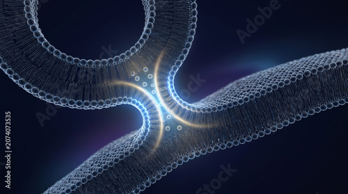 Dark Premium Nanomedicine Fusion Seam Close Crop For Investor Decks