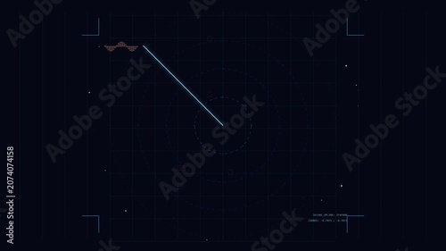 Digital Radar Interface Display Scanning for Targets in Deep Space
