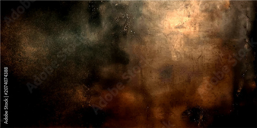 Картината върху платно Dramatic smoky eruption, intense fire glow, powerful natural phenomenon