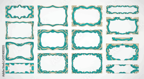 Ornate Decorative Frames Collection - Vintage and Elegant Style