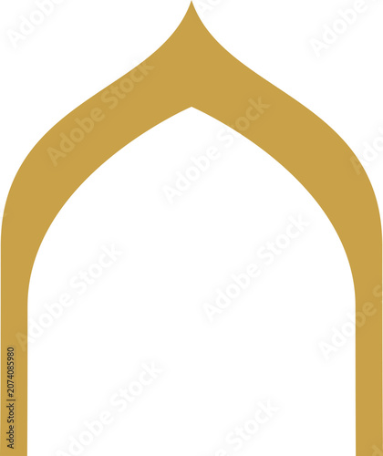 Golden Frame Vintage Decorative Border