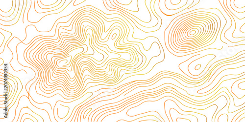 Pastel Topographic Contour Line Background: Soft peach and yellow abstract elevation pattern