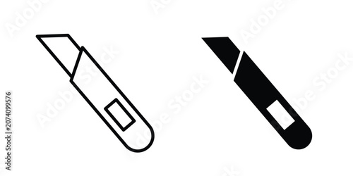 Photos Cutter Knife Icon