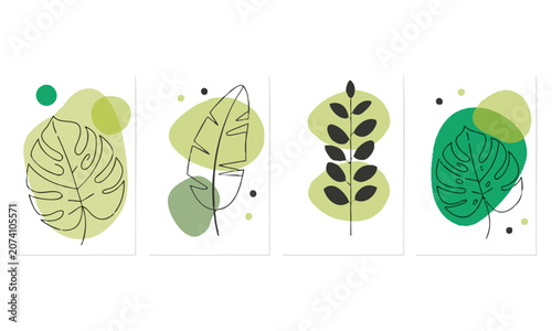 Elegant Organic Shape Botanical Wall Decor.