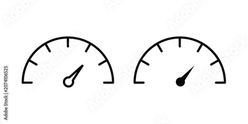 Tableau sur toile Speedometer icon