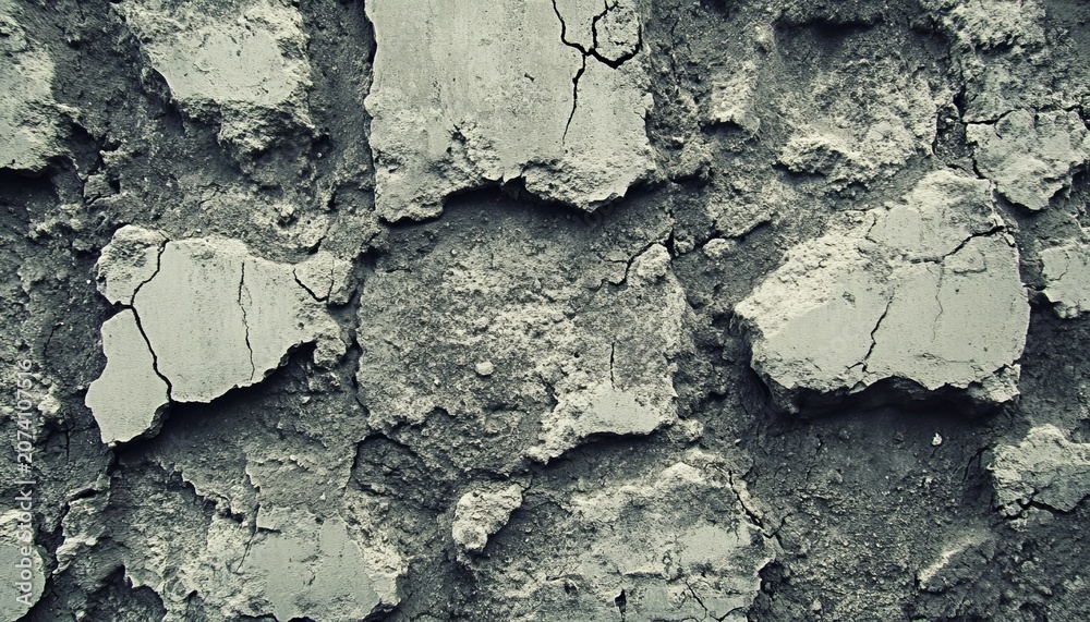 Fototapeta premium Aged Concrete Texture Background Overlay Featuring Stains, Wear, and Cracked Surfaces for Design