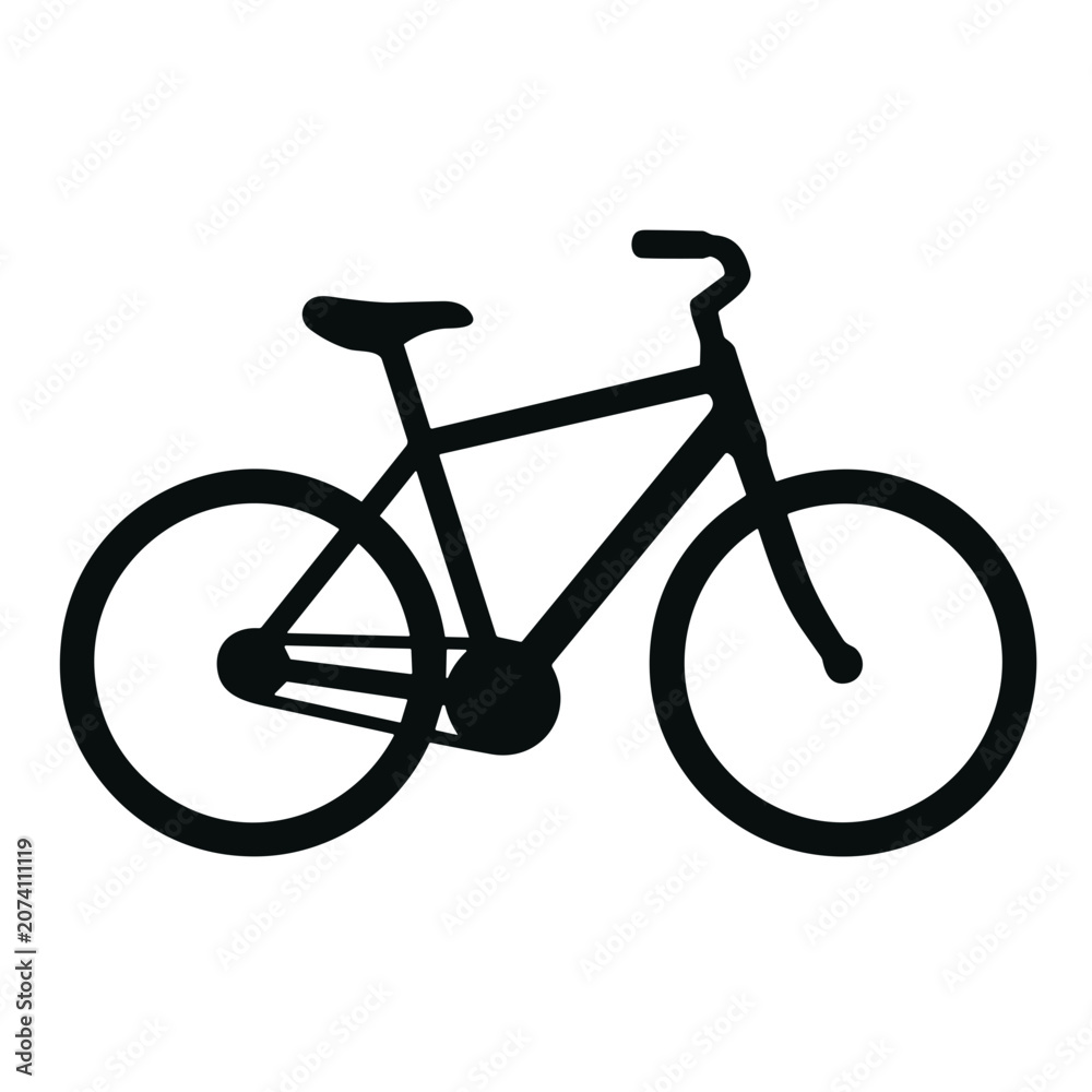 Fototapeta premium icon Mountain bike vector illustration