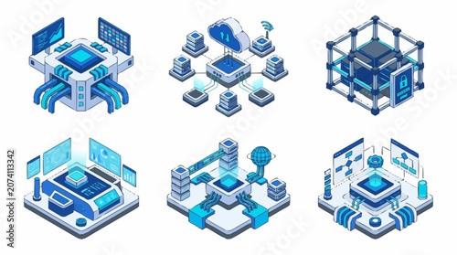 Isometric Technology Data Center Network Infrastructure Design.