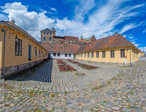 Akershus Fortress courtyard in Oslo