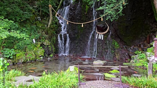 神奈川県箱根湯本で撮影した玉簾の瀧