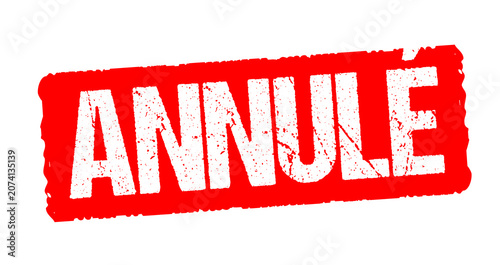 Fotografie Annulé