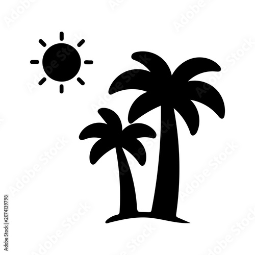 palm tree silhouette
