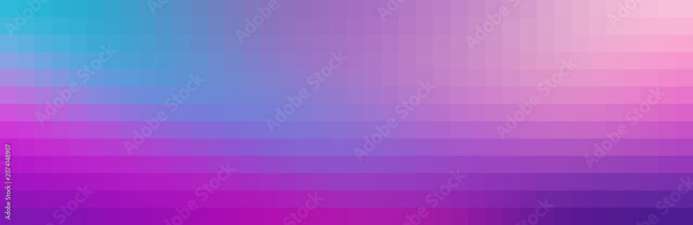 Obraz premium Gradual color changing pixel mosaic background