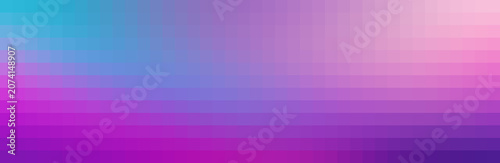 Gradual color changing pixel mosaic background