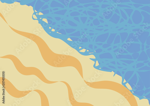waves on the beach