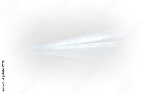 Fotografía Blue light motion lines with glowing streaks and speed energy PNG