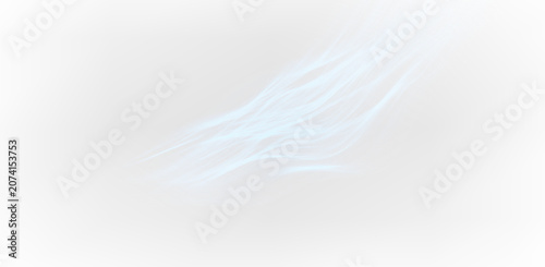 Canvastavla Blue air stream with soft wave motion and glowing trail effect PNG