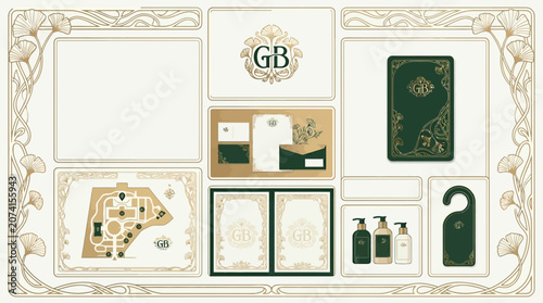 Luxury Hotel Branding Mockup - Logo, Stationery, Amenities