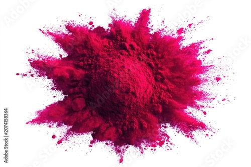Fuchsia pigment explosion, spreading evenly