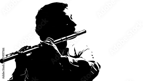 Solitary soldier in black uniform standing vigilant outdoors.