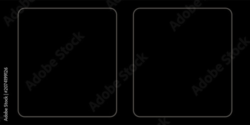 Fotografija Thin golden frame set