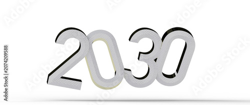 2030 text design isolated o...