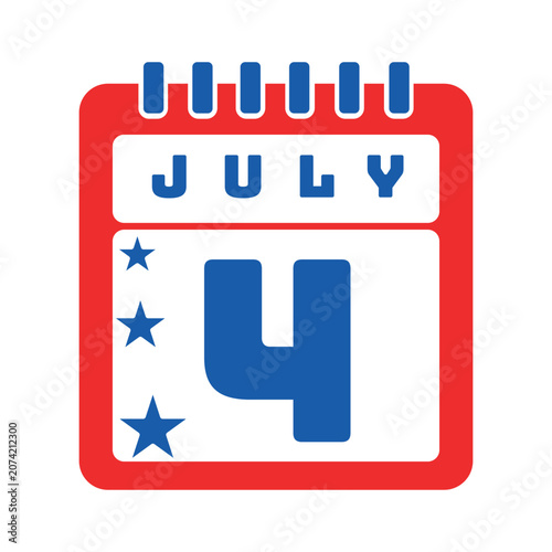 USA-INDEPENDENCE DAY-CALENDAR