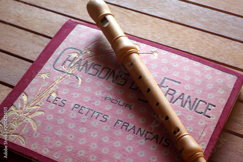 flute à bec et chansons
