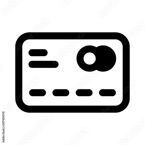 ATM Card Icon Vector From Web Design Set