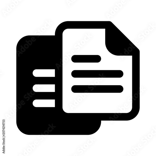 Document Pages Icon Vector From Web Design Set