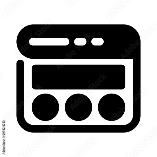 Website Icon Vector From Web Design Set
