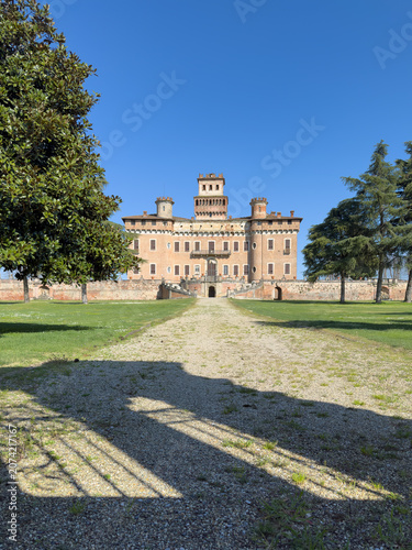 The medieval castle of Chignolo Po.