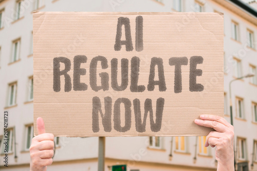 Fényképezés "AI regulate now" Immediate legal action for technology is needed