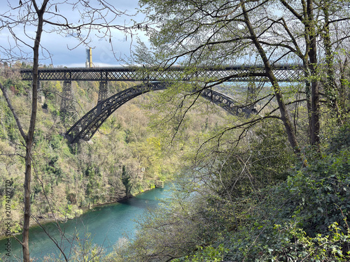 The famous San Michele bridge over the Adda river