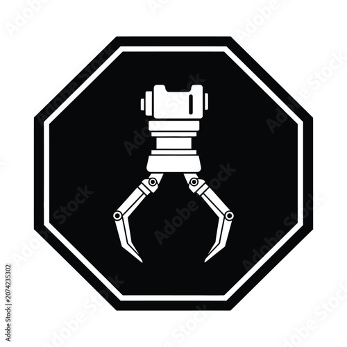 Robotic Arm Industrial Symbol Manufacturing Technology