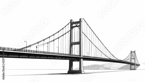 Suspension Bridge Structural Engineering Design.