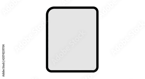 Mobile phone device isolated on white background