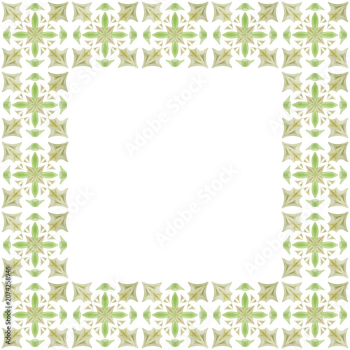 Decorative abstract frame. Design of postcards, invitations, and book covers