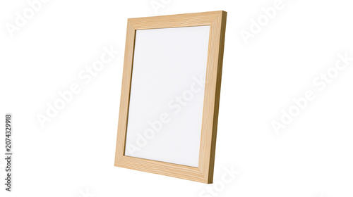 Quadro su tela Rectangular wooden picture frame with white insert