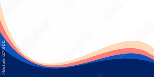 business banner abstract wave background