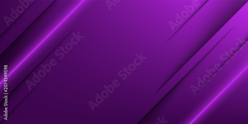 Modern Deep Violet Diagonal Shapes Background with Bright Highlights